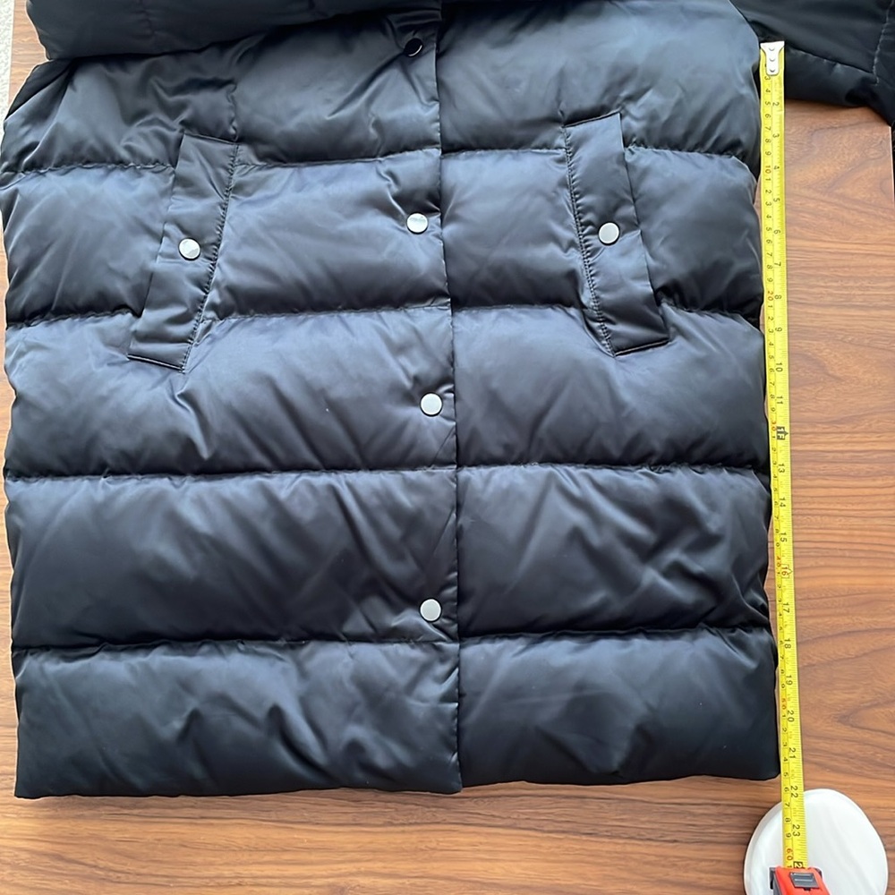Zara Black Puffer Coat Size XS - Picture 14 of 16